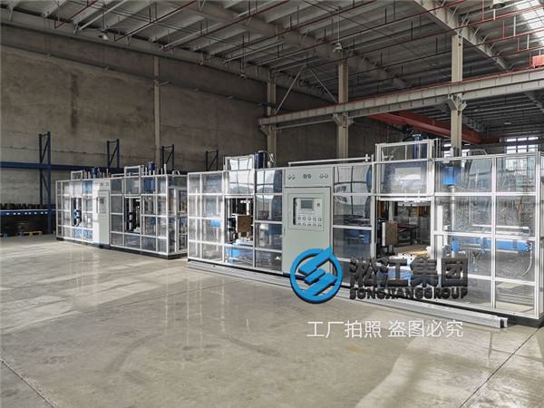 內襯四氟帶法蘭橡膠膨脹節(jié)，DN80-2臺 和 DN150-20臺，碳鋼法蘭
